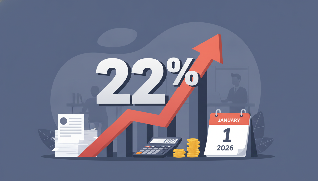 НДС 22% с 1 января 2026 года: что изменится для бизнеса