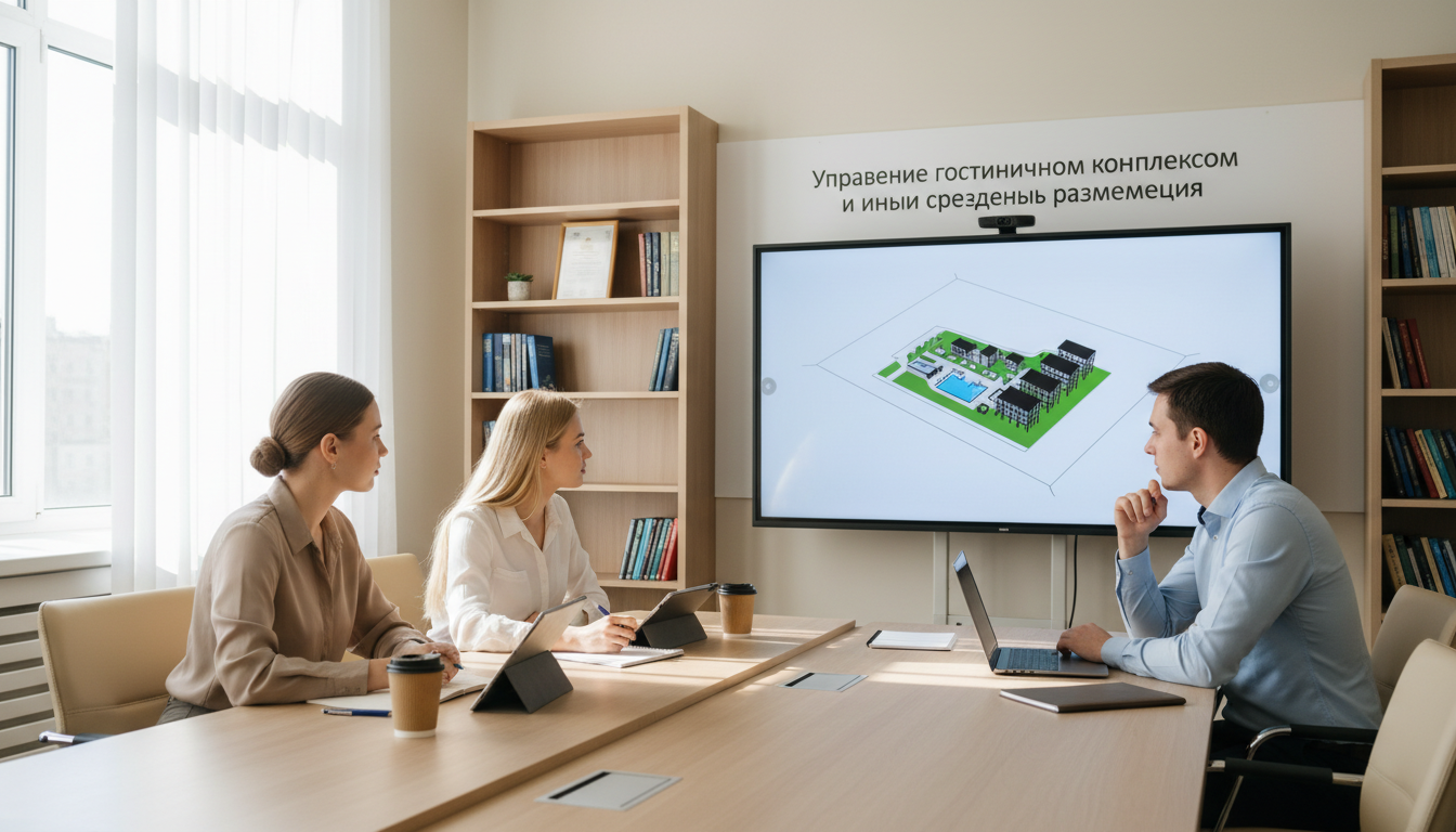 Управление гостиничным комплексом и иными средствами размещения